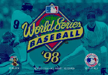 World Series Baseball 98 (USA) screen shot title